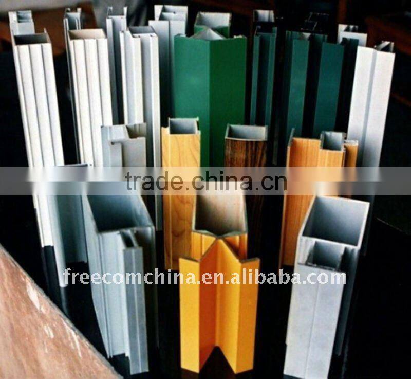 Different Colors Wood Grain Aluminium Profile for Windows and door