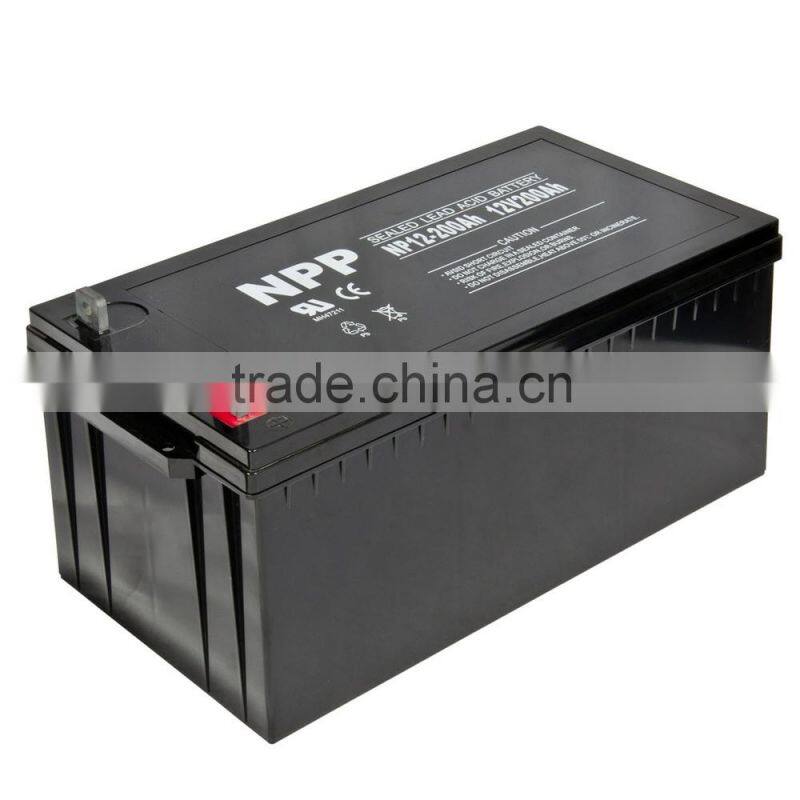 12v200ah 12 volt lead acid power plus battery