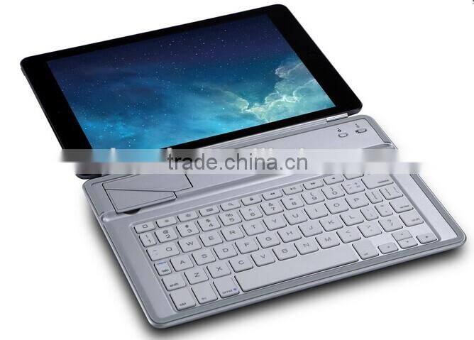 Hottest Aluminum bluetooth computer keyboard stand For iPad Mini