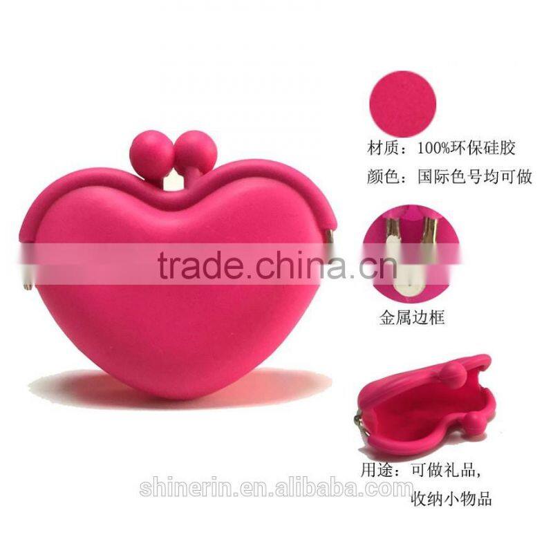 Creative Women Clutch Coin Purse Personalized Promotion Silicone Bag Candy Jelly Change Wallets