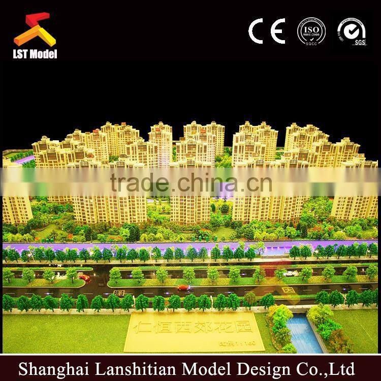 miniature architectural model for residential&apartment building