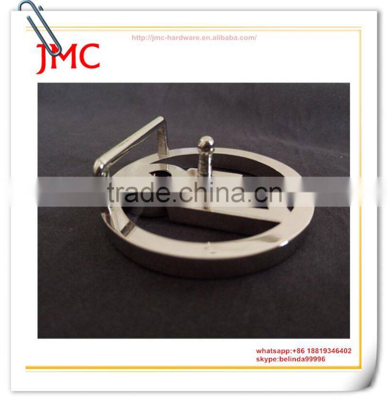 2016 hot sale Custom Factory diamond circular smooth buckle