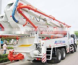 CNHTC brand 10 wheeler SINOTRUK 6X4 drive concrete pump truck for sale
