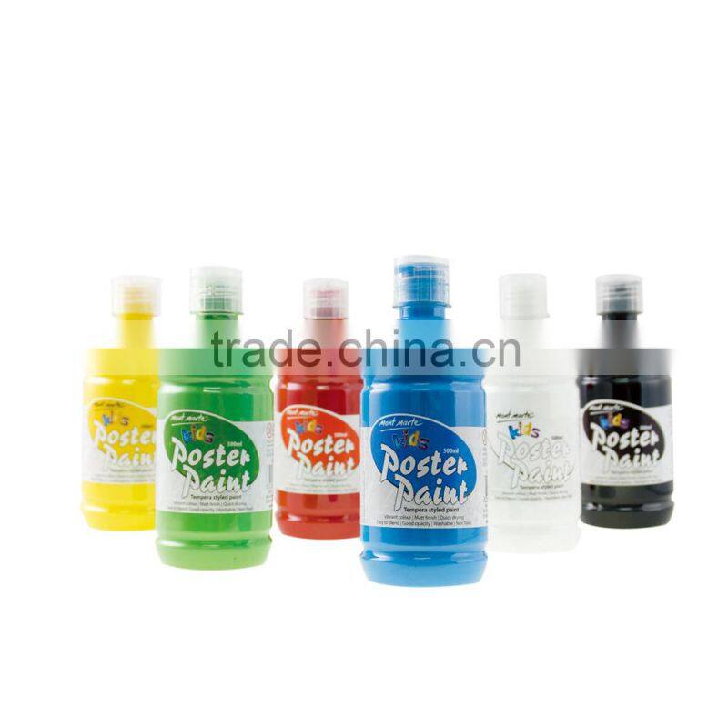 500ml Mont Marte Non-toxic Colorful Poster Paints For Kids