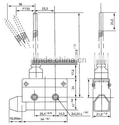 CNTD High Demand Products CZ Type Micro Switches Of Waterproof And Oilproof