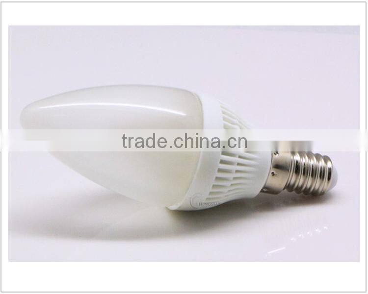 popular and cheap Silver/Gold smd 5630 e14 led candle bulb 5w
