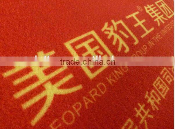 advertising carpet with color printed