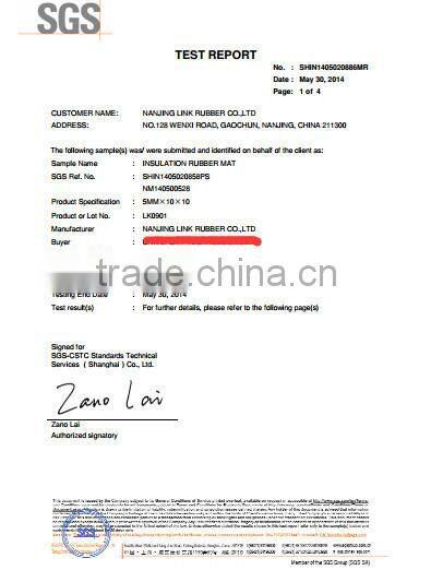 British Standard BS921 replaced by IEC61111:2009 switchboard room matting class 0 1000V insulating rubber matting