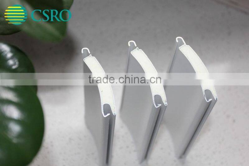 Motorized roller shutter window with aluminum foam slats