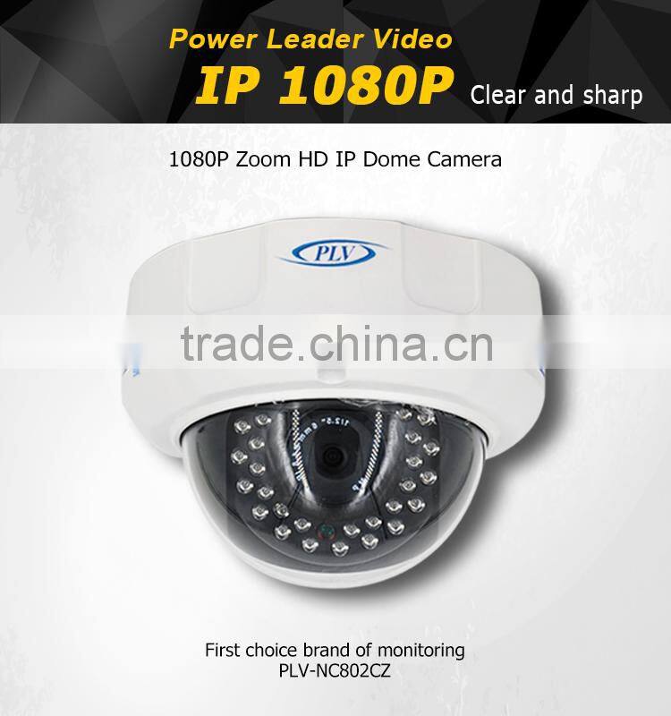 2016 network technology cctv camera 2.0mp onvif full hd waterproof dome metal camera