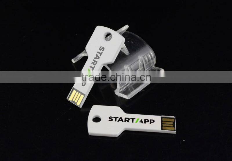 Silver 4GB Metal Key Shaped USB 2.0 Flash Drive, Golden key drive memory 4gb, Mini Metal Traveller Key