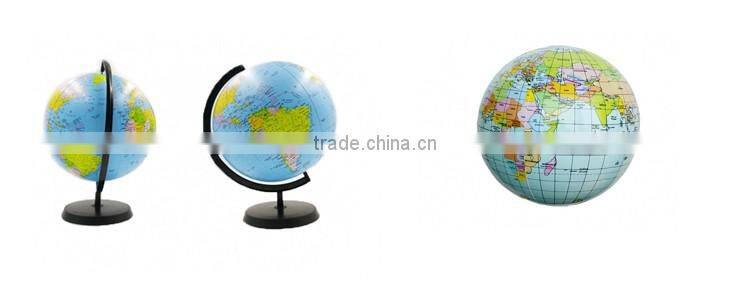Inflatable earth beach ball
