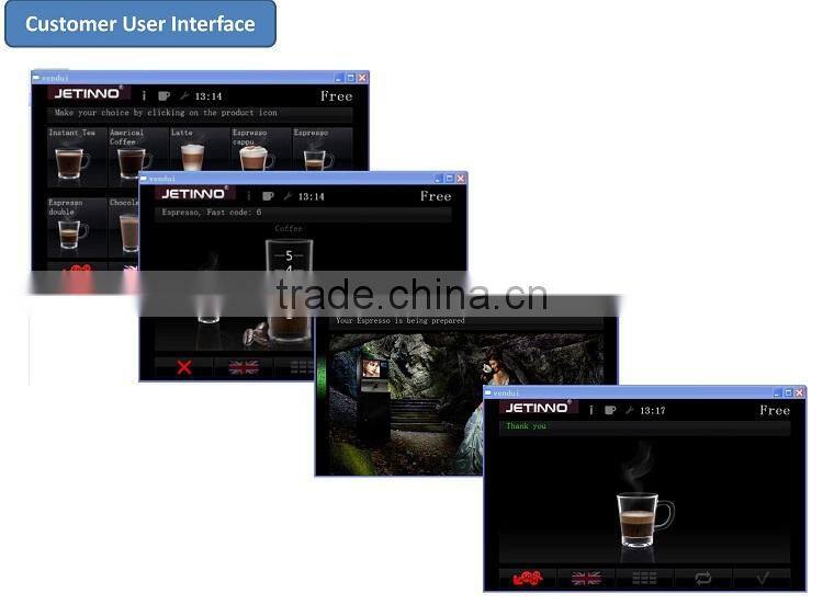 2 x FB4C HORECA table top bean to cup fresh coffee fresh brew tea machine