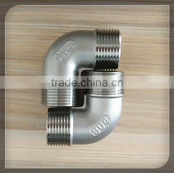 2015 New Design ! 1" 90deg Cast Male Elbow Fitting Type 304