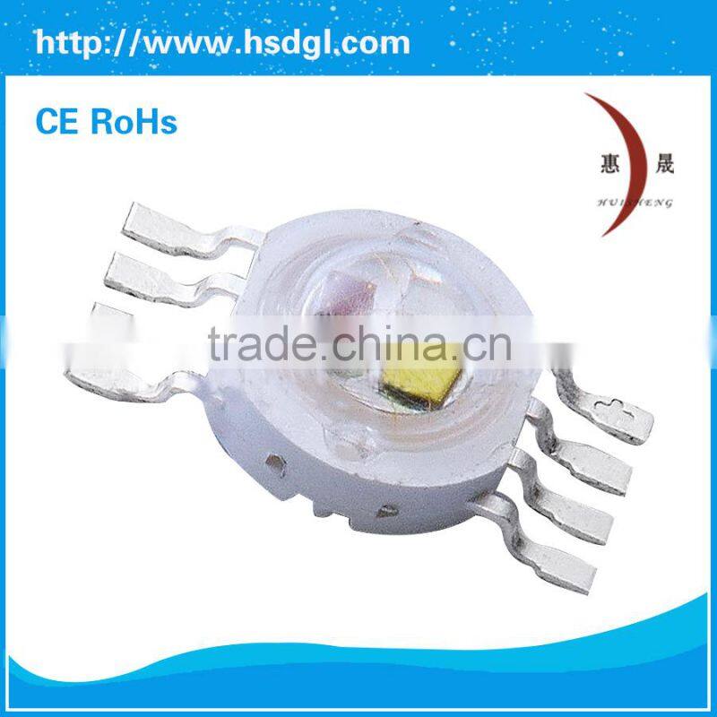 2016 shenzhen high brightness multi chip led 520nm 620nm 460nm 3w RGB LED MODULE