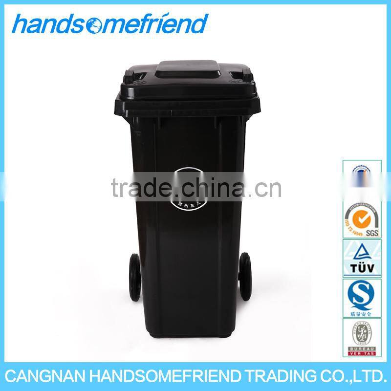 120 liters Outdoor street public plastic dustbin,Outdoor mobile garbage can,Garbage collection and treatment barrel