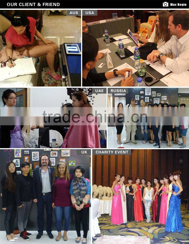 Guangzhou Wholesale Fashion Elegant Pink Sweetheart Evening Dress for Lady