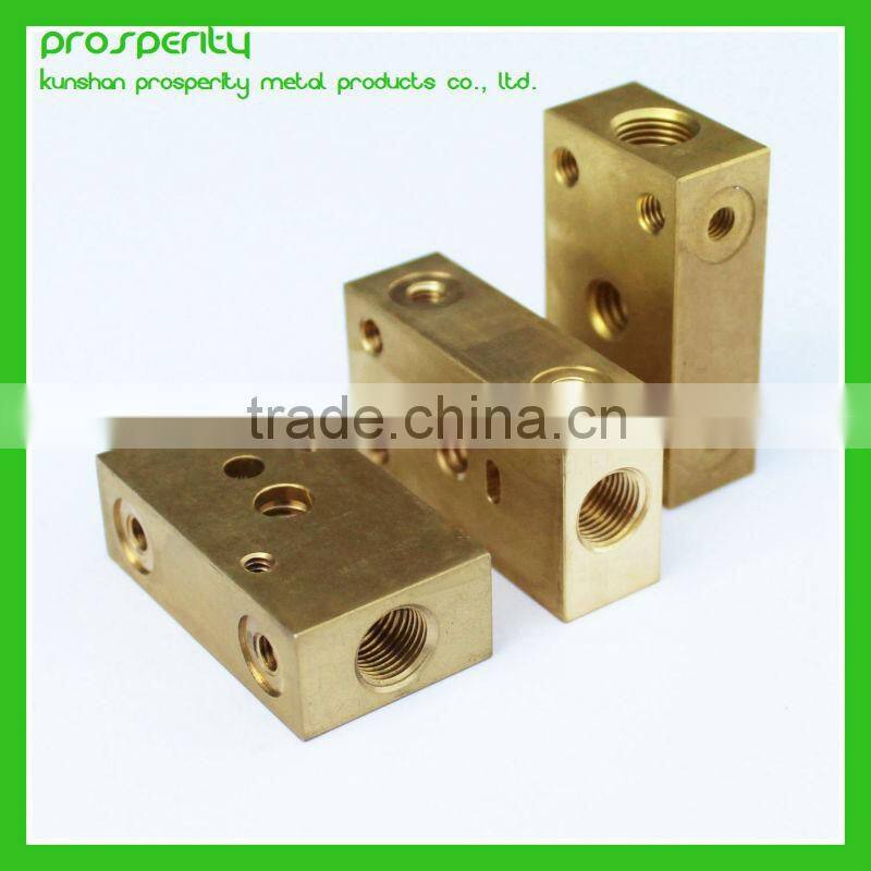 custom cnc machining brass parts by central machinery lathe