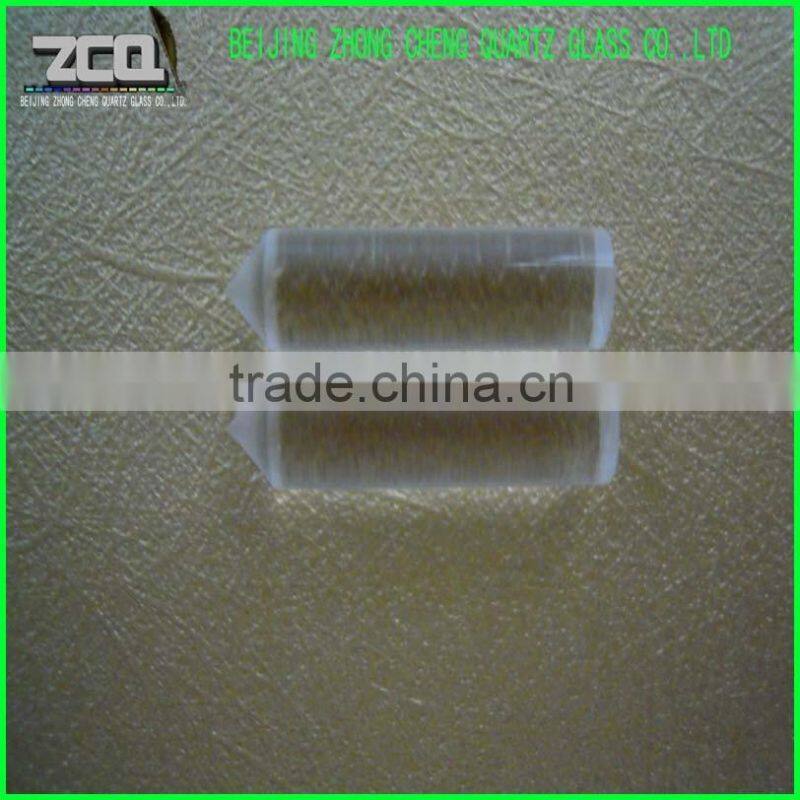 Polishing Clear Quartz Glass Rod With Cone-Shape In The Ending