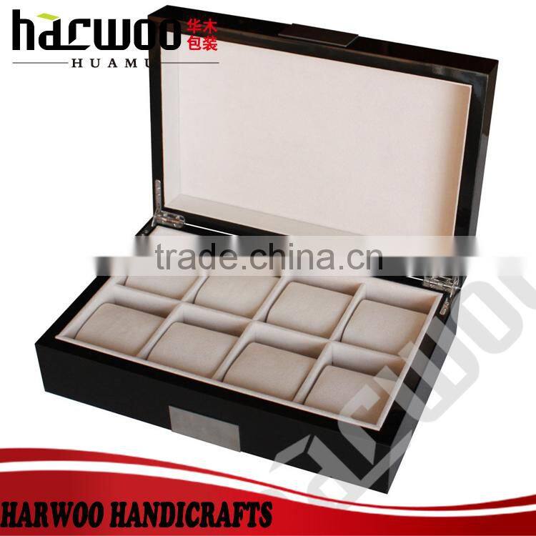 natural wood single watch box.watch display box accept custom