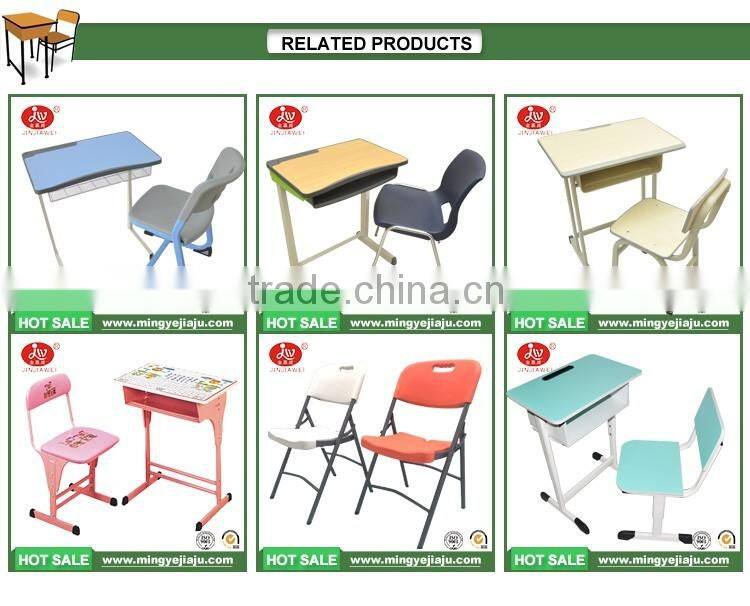 new design wood color school desk and bench