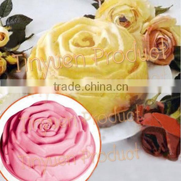 6 cupcakes sunflower shape silicone cake mold