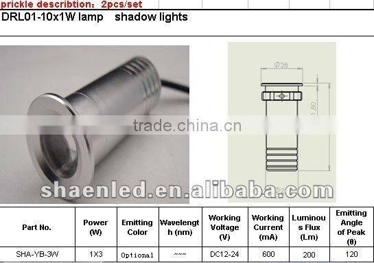 hottest Car led Philips Ghost shadow light for suzuki shadow light for suzuki