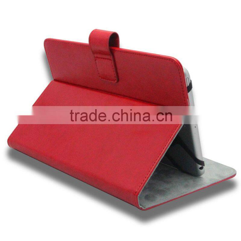 Scratch-resistant leather cover with magnet closure for Ipad 8'' Inch