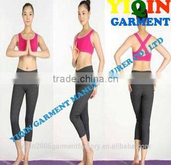 wholesale high quality good look custom yoga fitness wear