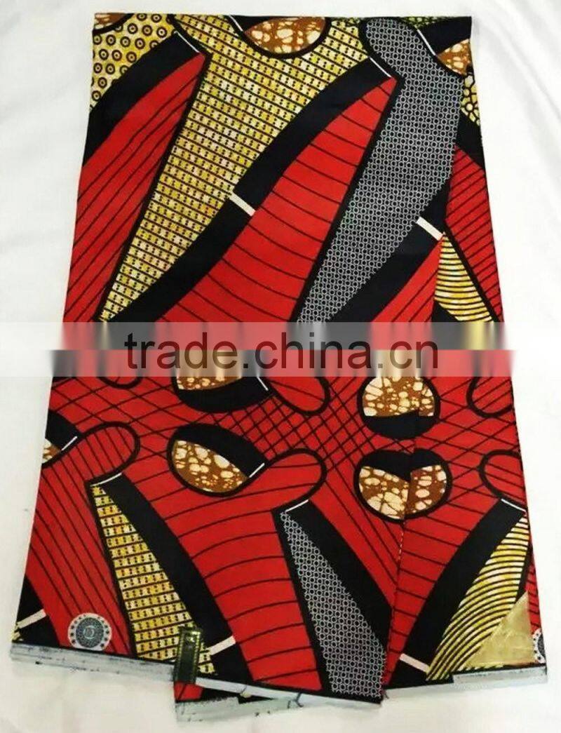 Wholesale hollandais wax fabric nigeria lace fabric custom printed cotton fabric