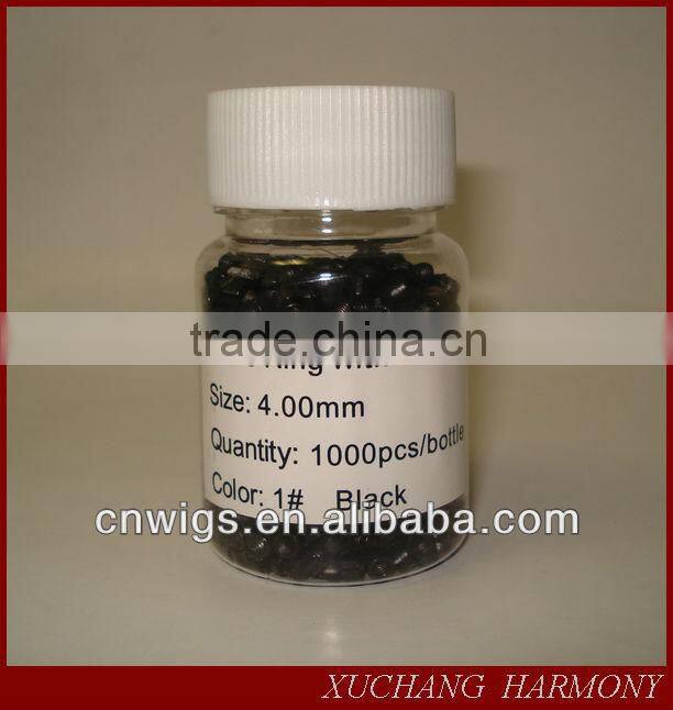 Top quality hair products micro ring with silicone, screw, copper and nano styles