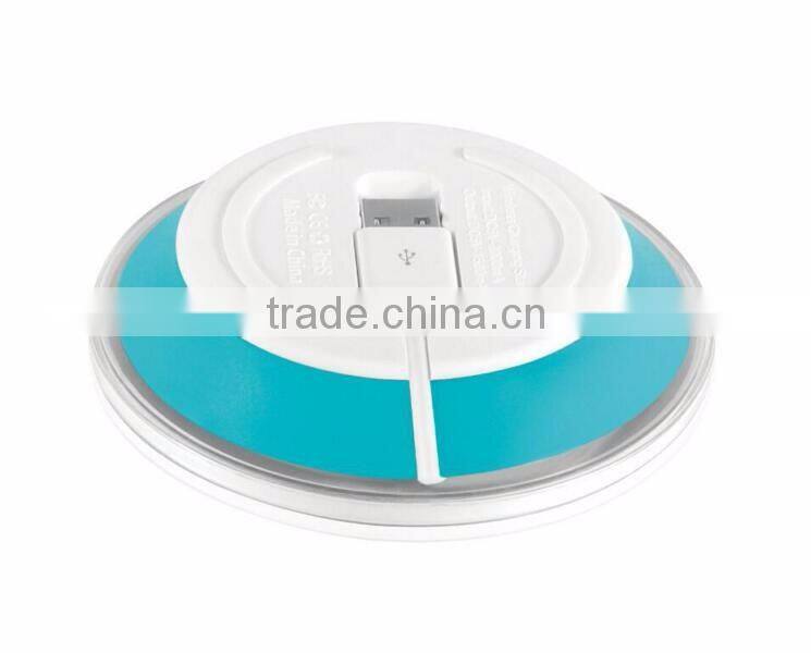 New design mini UFO shape Qi wireless charger