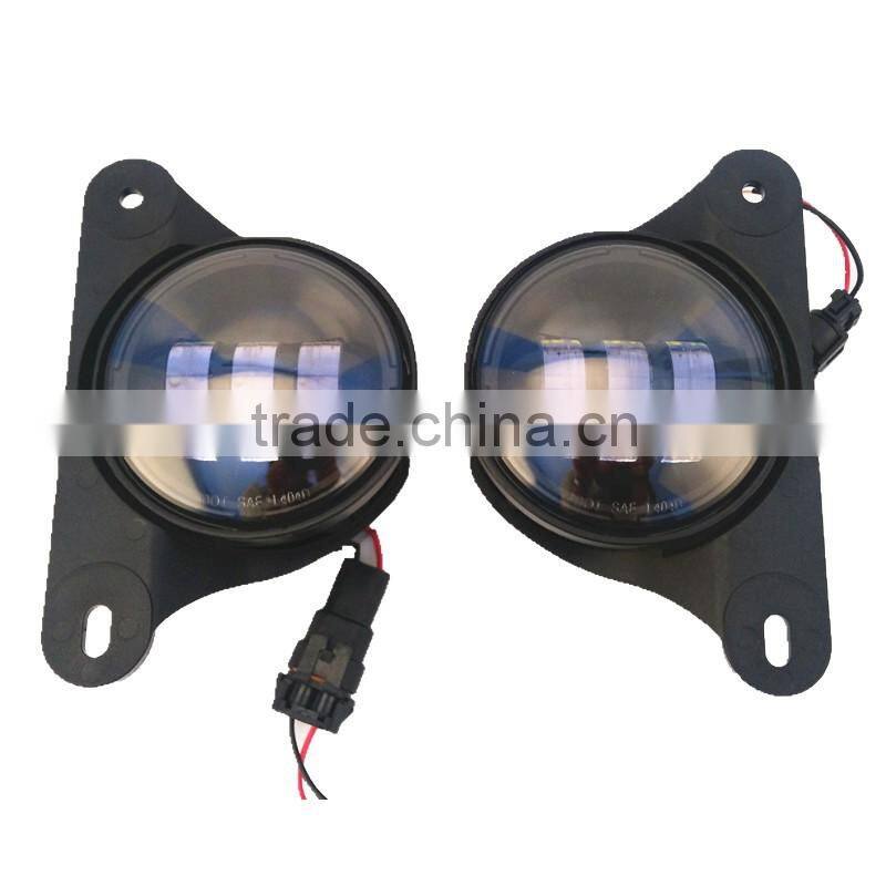 2Pcs 4 Inch Front Bumper LED Fog Light For JEE-P Wrangle-r Unlimited JK Dodge Chrysler Magnum 12V 24V Car Driving Fog Lamp