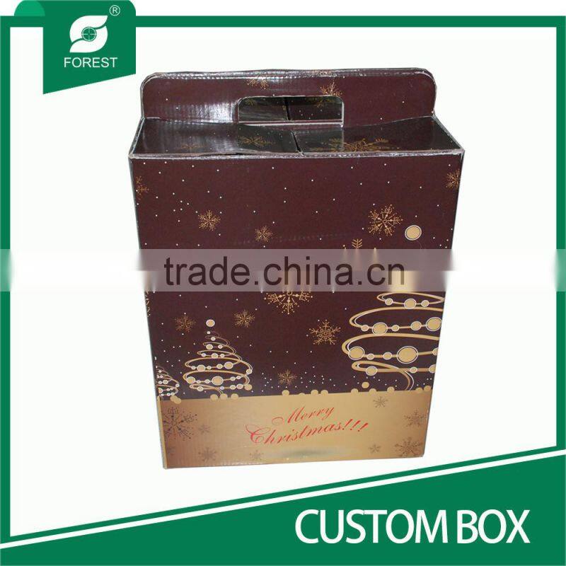 HOLIDAY UES CUSTOM MADE CORRUGATED FOLDER PACKAGING BOX