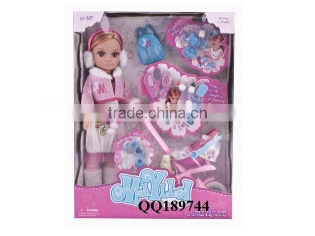 Baby Doll Toy 17 Inch Short Hair Toy doll Girl Gift Fashion Dolls