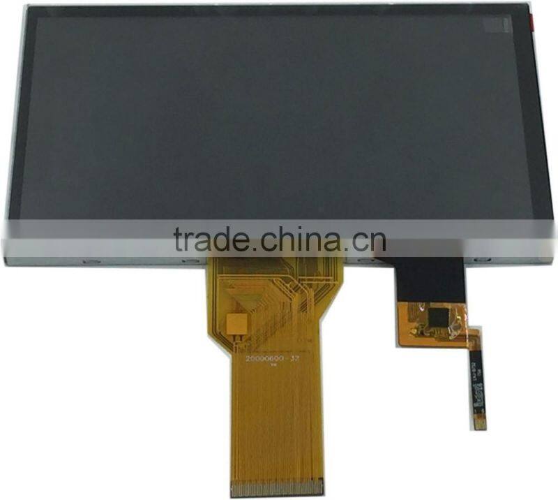 WVGA 800x 400 7.0 inch TFT LCD screen panel+ capacitive Touch with B2B rgb interface 50PIN