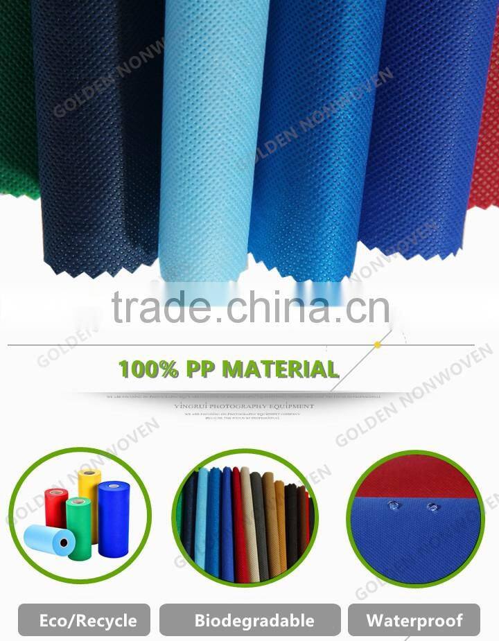 100% new imported polypropylene upholstery non woven fabric beige non-woven