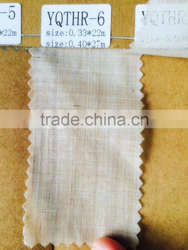 unbleached 100% handmade Ramie woven Cloth