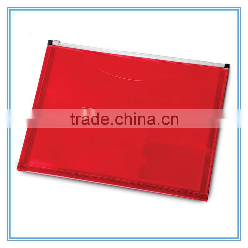 Customized Printed PP file folder, A4 L shape clear pp plastic file folder
