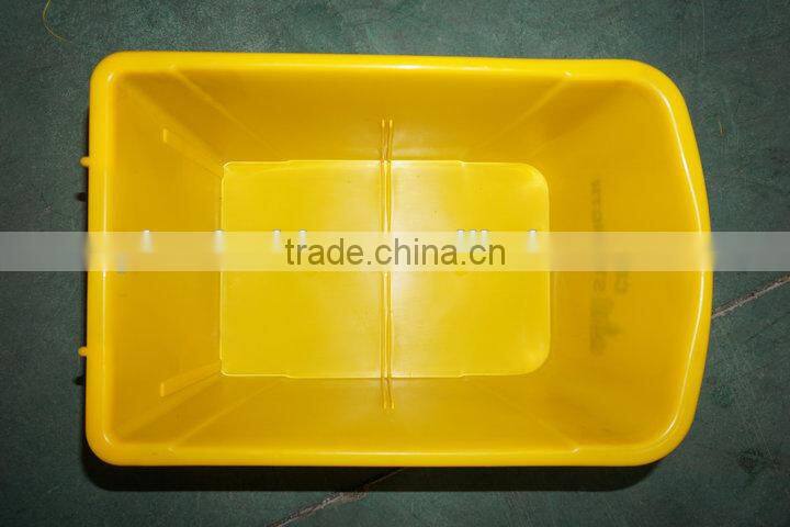 20LT BB20 Single plastic cleaning mop wringer bucket with divider and wheels