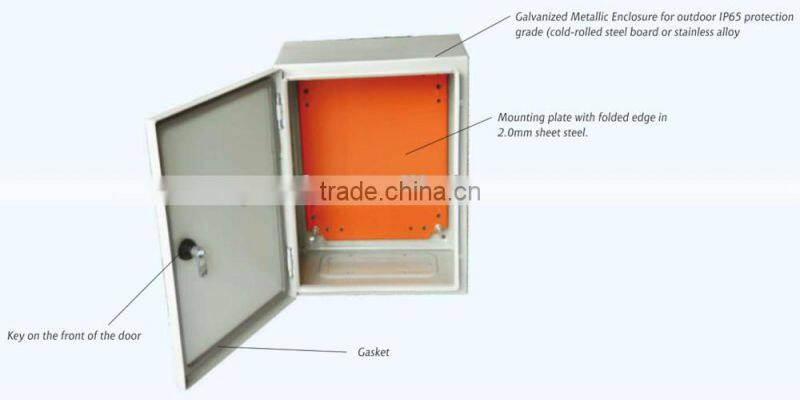 Manufacturer 1000X600X300 Galvanized Metallic Enclosure , Meter Box Electrical Suppliers / Electronic Box