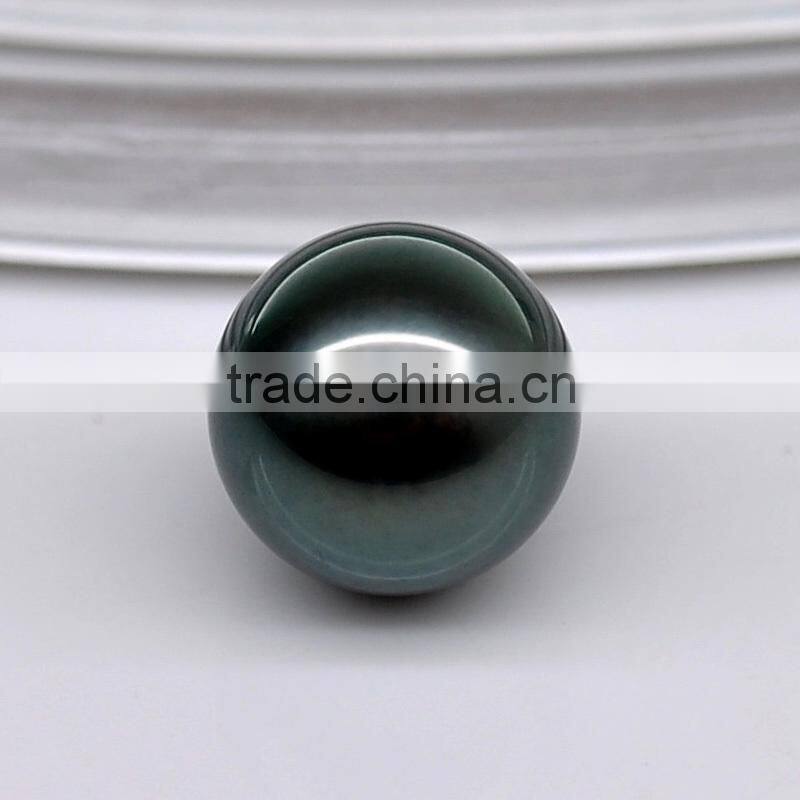 9-10mm AAA black tahitian pearls wholesale perfect round high luster no hole