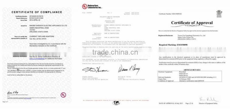 SAA FS-4Z 4way overload protected power board with 1m cable