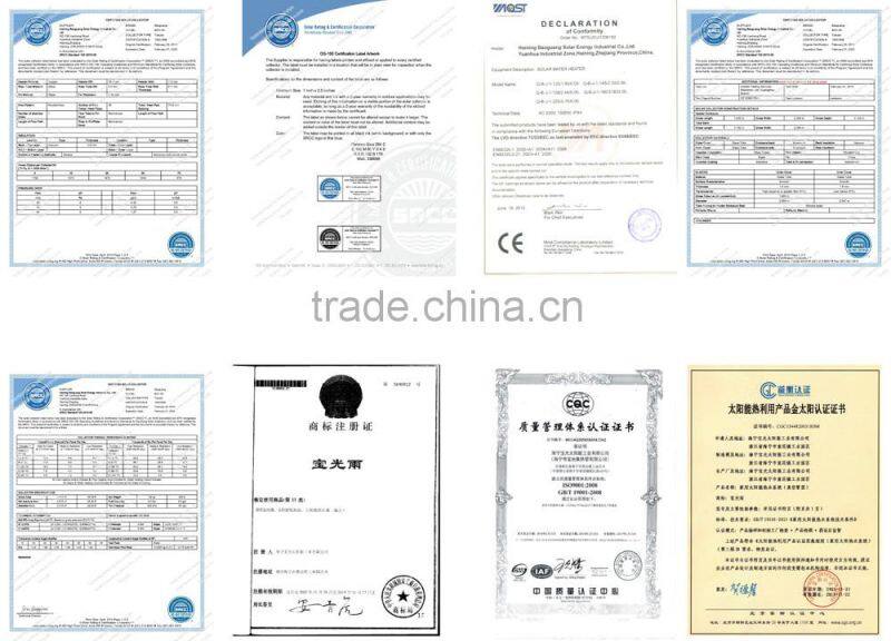 2016 Best quality vacuum tube type mini portable solar heater(Manufacturer)