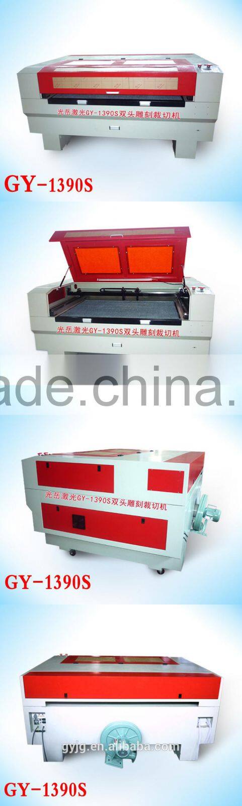 2015New product GY 1390 1300x900mm wood glass paper 3d laser crystal engraving machine