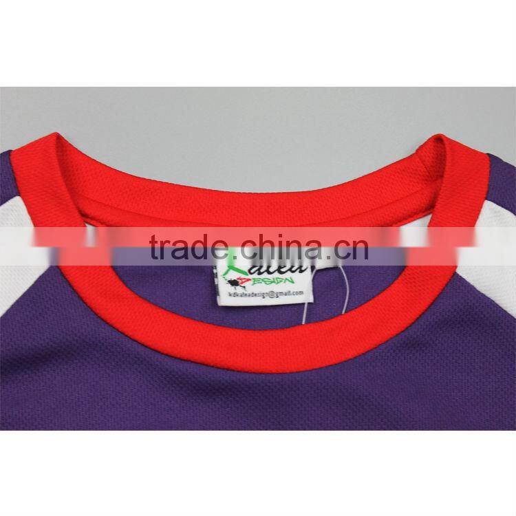 Custom men purple printing t shirt t-shirt with short sleeve