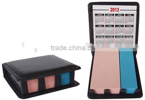 Memo pad with calender sticker