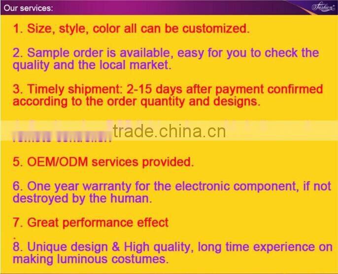 Luminous fabric white high fashionable party clothes fashion summer pet apparel dog clothes