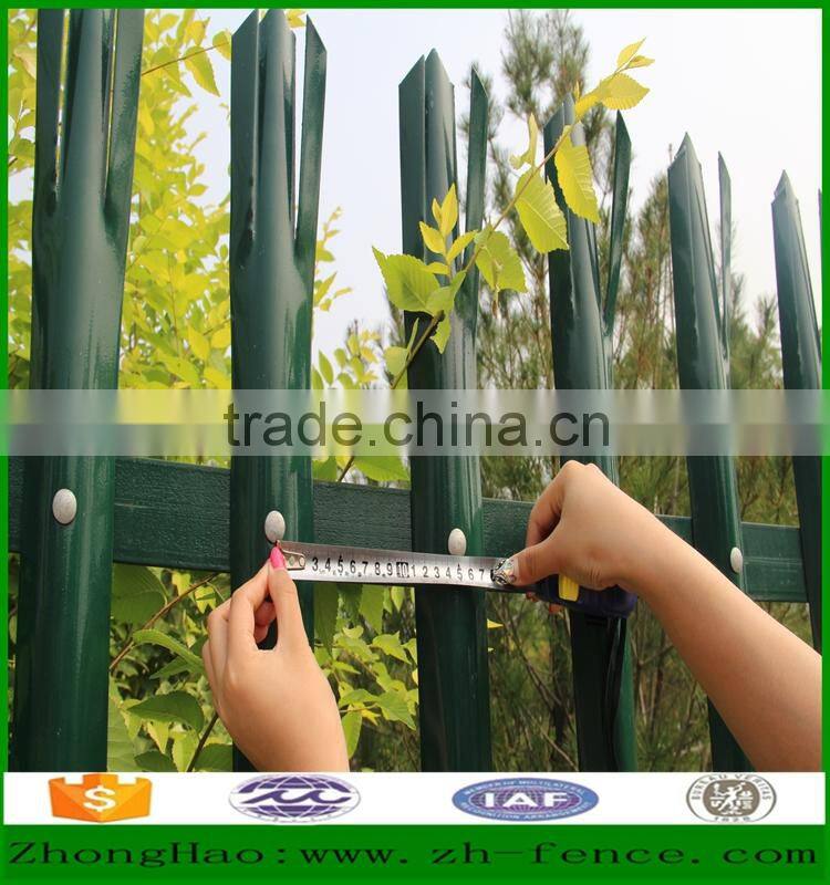Factory directly sale galvanized and PVC coated european style fence wall and fence gate