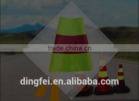 tetragon retro reflective road cones collar for safety warning